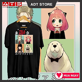 Áo Thun Tay Ngắn Cổ Tròn In Spy x Family Forger Family Anime Thời Trang Unisex nam nữ độc đẹp giá rẻ