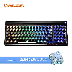 Mua Bàn phím cơ NEWMEN GM980 Black Star Gasket không dây 3 chế độ - Hàng Chính Hãng