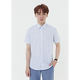 Áo Sơ Mi Nam tay ngắn họa tiết The Shirts Studio Hàn Quốc TD13F2310 - BL - 95