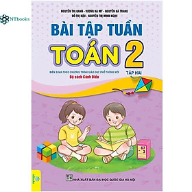 Sách Bài Tập Tuần Toán 2 Tập 2 - Cánh Diều - Biên soạn theo chương trình GDPT mới