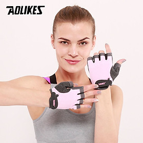 Găng tay tập Gym Nam Nữ AOLIKES A-112 Fitness Breathable Gloves
