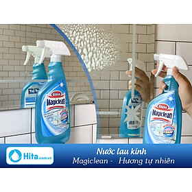 Nước lau kính Magiclean 500ml hương tự nhiên