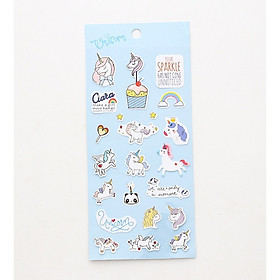 Nơi bán Sticker dán trang trí Unicorn - Giá Từ -1đ