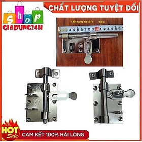 Chốt ngang khoá cửa mạ niken kích thước 12cm và 15cm -Giadung24h