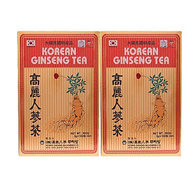Combo 02 hộp trà sâm gingseng Hàn Quốc (hộp 100 gói)
