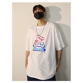 Áo Phông Nam Nữ Tay Lỡ - Áo Thun Nữ Form Rộng Freesize Ulzzang Vải Chất Cotton Mịn Mát Kita Unisex - Mẫu MEANING BEAR