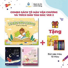 Combo Sách Sách Tô màu Văn chương và Sổ tay Trích dẫn tâm đắc, dẫn chứng thuyết phục