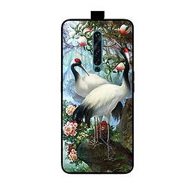 Ốp Lưng in cho Reno 2F Mẫu Cặp Đôi Hạc - Hàng Chính Hãng