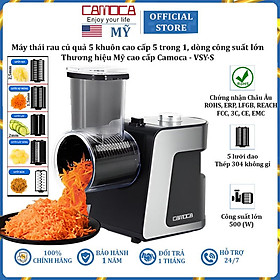 Mua Máy bào thái rau củ quả 5 loại khuôn thương hiệu Camoca VSY-S công suất 500W - Hàng chính hãng