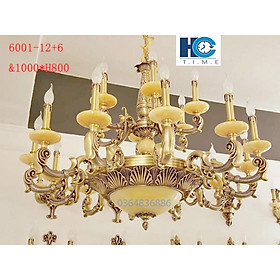 Đèn chùm đồng tân cổ điển 6001.