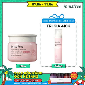Kem dưỡng ẩm làm sáng chống nắng cho da innisfree Jeju Cherry blossom Tone-up cream SPF30 PA++ 50ml - 131172154