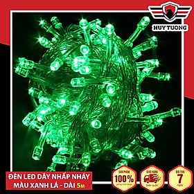 Mua Đèn Nháy Trang Trí Led Màu Xanh Lá Cây 50 Bóng