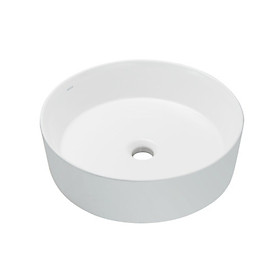 Mua Lavabo tròn đặt bàn  có lỗ xả tràn  màu White  hiệu Moen  chất liệu Sứ  kích thước 445x445x135mm