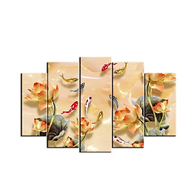 Tranh Hoa Sen Dán Tường 05