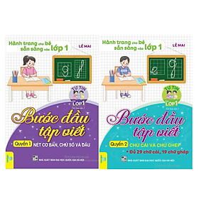 Combo 2 cuốn Bước đầu tập viết