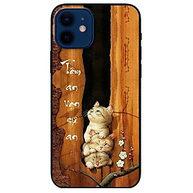 Ốp lưng dành cho Iphone 12 Mini - Iphone 12 - Iphone 12 Pro - 12 Pro Max - mẫu Tâm An Chú Mèo