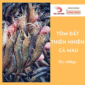 Tôm đất thiên nhiên Cà Mau - Hộp đông lạnh 400gr - Con Tôm Rừng