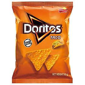Bánh Snack ngô giòn Doritos vị bánh Taco Mexico 65g