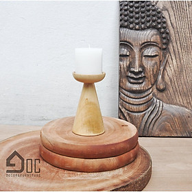 Mua Chân Nến  Đế Nến Gỗ Phong Cách Vintage Làm Quà Tặng  Trang Trí Góc Decor
