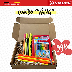 [GIÁ SỐC 99K] Combo VÀNG 10 món bút chì, bút lông sản phẩm STABILO