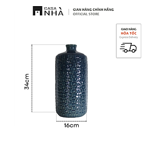 Mua Bình gốm cắm hoa INDIGO - Chất Lượng Xuất Khẩu EU Được Sản Xuất Cho Thị Trường Nội Địa - Casanhà Ceramic