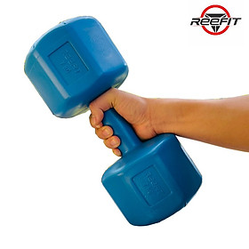 Tạ Tay Nhựa 7kg Bát Giác REEFIT (1 cái)