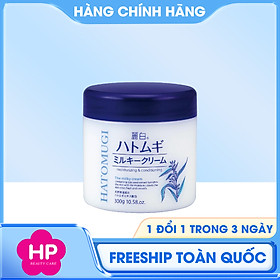 Kem Dưỡng Trắng Da Chiết Xuất Hạt Ý Dĩ Hatomugi Milky Cream (300 G)