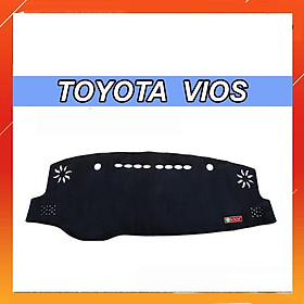 Thảm Taplo Dành Cho Xe Toyota Vios 2019 2020 2021 Mẫu Nhung Lông Cừu, Mặt Dưới Có Chống Trượt