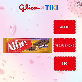 Socola dạng thanh GLICO Alfie 31gr - vị Đậu Phộng