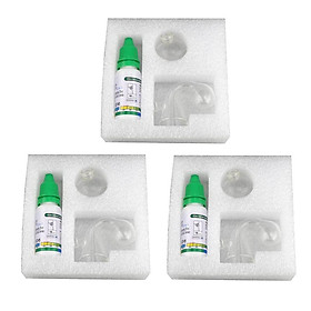 Petsola 3 Xaquarium Carbon Dioxide Màn Hình Kính Thả Kiểm Tra W/15 Ml Màn Hình Chất Lưu.