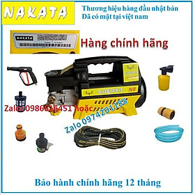 Máy rửa xe NAKATA N8 Siêu rẻ- đầy đủ phụ kiện