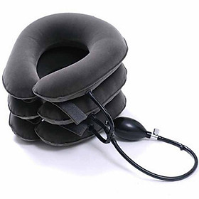 Mua Gối Kê Tựa Cổ 3 Tầng - Tự Bơm Hơi - Điều Chỉnh Tư Thế Cổ - Giảm Chứng Đau Mỏi Vai Gáy - Hỗ Trợ Điều Trị Thoái Hóa Đốt Sống Cổ