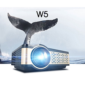 Mua Máy Chiếu Thế Hệ Mới W5 Projector Mini Hỗ Trợ Độ Phân Giải 1080P Độ Sáng 4000Lumens Kết Nối Bluetooth 4.0  Wifi USB/HDMI * 2/AV/VGA/SD