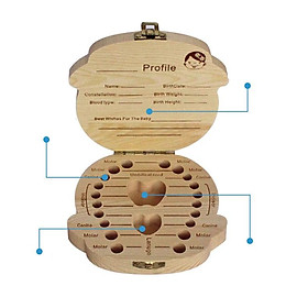 Mua Hộp Đựng Răng Sữa Bằng Gỗ Cho Bé 13x12cm