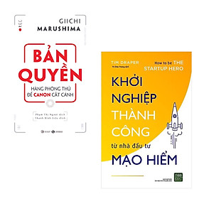 [Download Sách] Combo 2 Cuốn Sách Kinh Tế Bán Chạy : Khởi Nghiệp Thành Công Từ Nhà Đầu Tư Mạo Hiểm + Bản Quyền Hàng Phòng Thủ Để Canon Cất Cánh (Tặng kèm Bookmark Happy Life / Cuốn Sách Tư Duy Hiệu Quả Cho Các Nhà Kinh Tế)