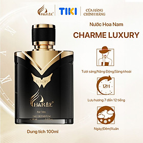 Nước hoa nam cao cấp, Charme Luxury, lưu hương lâu, hương mát lạnh pha chút nồng ấm, 80ml
