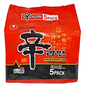 Combo 10 gói Mì cay Shin Ramyun 120gr