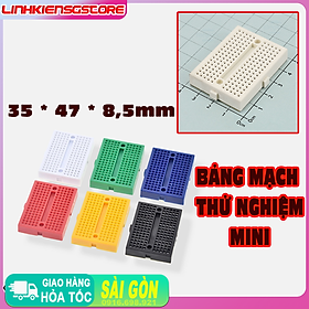 Hai Bảng Mạch Thí Nghiệm Mini Kiểm Tra robot Breadboard 170 Lỗ SYB-170