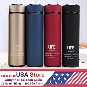 Mua Bình Đựng Nước Giữ Nhiệt Nóng Lạnh Inox 304 Cao Cấp (LIFE / Digital / Trơn / Bình Đo Nhiệt Độ)