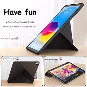 Bao Da Cho Samsung Galaxy Tab S9/ S9 Fe / S10 Fe / S10 Lite Chính Hãng Lishen Có Khay Đựng Bút Tiện Lợi- Hàng chính hãng - XANH ĐEN - Tab S9 Fe