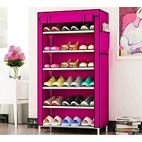 Mua Tủ vải đựng giày có 6 ngăn tiện lợi  nhỏ gọn  thích hợp trang trí ở nhiều không gian