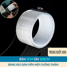 Mua Băng Dán Viền Bếp Bồn Chậu Rửa Trong Suốt Keo Siêu Dính Dán Mép Tường Chống Bẩn Dầu Mỡ Nấm Mốc