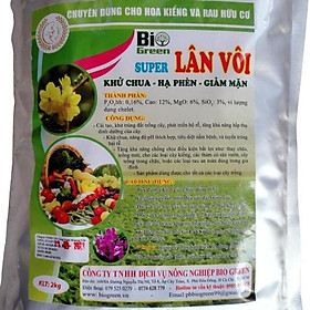 Mua Vôi Bột  Lân Vôi  Tinh Vôi 2Kg Khử Trùng Đất  Trộn Đất Sạch Trồng Hạt Giống Rau Củ quả  Cây Cảnh  Hoa Hồng