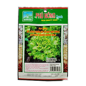 Mua Hạt giống xà lách xoăn sư tử hạt đen No.8 Phú Nông (5g/gói) | Lettuce grand rapid No.08
