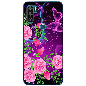 Ốp lưng dành cho Vsmart Active 3 mẫu Bướm tím