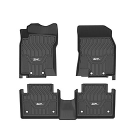 Thảm lót sàn xe ô tô Renault Koleos 2014- Nhãn hiệu Macsim 3W chất liệu nhựa TPE đúc khuôn cao cấp - màu đen