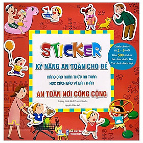 Ảnh bìa Stickers Kỹ Năng An Toàn Cho Bé - An Toàn Nơi Công Cộng