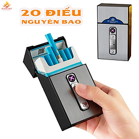 Mua Hộp đựng thuốc kiêm bật lửa điện plasma 4 tia  vừa đựng thuốc vừa đánh lửa tiện lợi