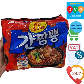 Bịch 5 Gói Mì Xào Hải Sản Samyang Hàn Quốc 140G / 삼양) 볶음 간짬뽕 140G