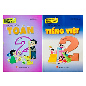 Sách - Combo phát triển năng lực trong môn Toán + Tiếng Việt 2 - tập 2